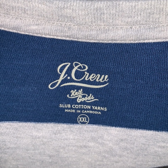 J.Crew “Knit Goods” striped knit shirt size XXL - Picture 3 of 3